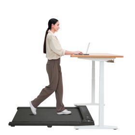 Under Desk Treadmill with Incline,Walking Pad for Home/Office,Portable Walking Treadmill 1.0HP,Walking Jogging Machine with 242 lbs Weight Capacity