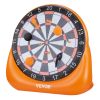 VEVOR Inflatable Soccer Dart Board, over 6 ft High Giant Soccer Dart Board with 4 Kick Balls 6 Darts 6 Axe & Air Pump, 3-Min Setup
