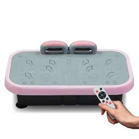 Vibration Plate Fitness Platform with handle Whole Body Exercise Machine with 120 Speed Levels, Lymphatic Drainage, Fat Burning, and Weight Loss