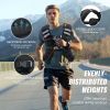 VEVOR Weighted Vest, 30 lbs Weight Vest with Reflective Stripe, Adjustable Buckle Body Weight Vest for Men Women