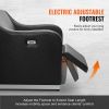VEVOR Shampoo Backwash Chair, 661.4LBS Loading Barbershop Hair Washing Station with Electric Adjustable Footrest & Ceramic Bowl