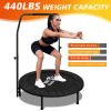 High-Quality Adjustable Foam Handle 1 Mini Trampoline 40" - Supports Up To 400lbs
