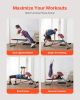 VEVOR Multi-Functional Weight Bench for Full Body Workout, Roman Chair Hyperextension Bench