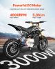 VEVOR 3000W Electric Brushless DC Motor Kit - 72V 4900rpm Motor with Upgraded Speed Controller and Throttle Grip Kit for Go Karts E-Bike Motorcycle Sc