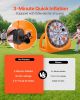 VEVOR Inflatable Soccer Dart Board, over 6 ft High Giant Soccer Dart Board with 4 Kick Balls, 12 Tennis and Air Pump, 3-Min Setup