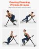 VEVOR AB Workout Machine, Ab Workout Equipment at Home Gym, Core & Abdominal Trainers for Women, 440 lbs Weight Capacity Strength Training Ab Cruncher