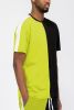 TWO TONE COLOR BLOCK SHORT SLEEVE TSHIRT