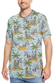 Allover Print Short Sleeve Tshirt (Color: AP03, size: XL)