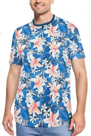 Allover Print Short Sleeve Tshirt (Color: AP08, size: L)