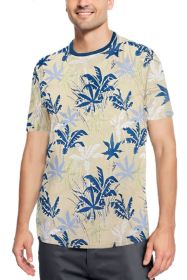 Allover Print Short Sleeve Tshirt (Color: AP10, size: 2XL)