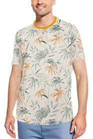 Allover Print Short Sleeve Tshirt (Color: AP02, size: M)