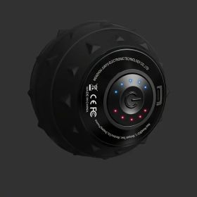 Rechargeable Electric Vibration Massage Ball – High-Intensity Deep Tissue Therapy for Neck, Back & Feet (USB-Powered) (Color: Black)