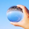 Clear Acrylic Contact Juggling Balls,  Big Size Single ball tricks making acrylic juggling ball