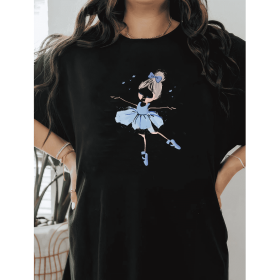 Casual Women's Cotton T-Shirt with Bow Detail - Trendy and Comfortable for Every Season (Style: 115)