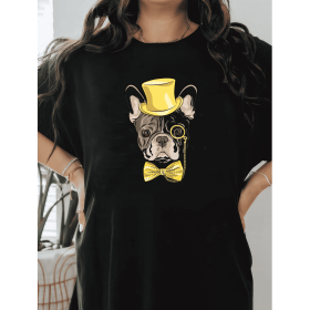 Casual Women's Cotton T-Shirt with Bow Detail - Trendy and Comfortable for Every Season (Style: 119)