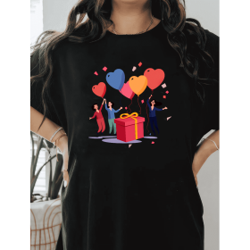 Casual Women's Cotton T-Shirt with Bow Detail - Trendy and Comfortable for Every Season (Style: 114)