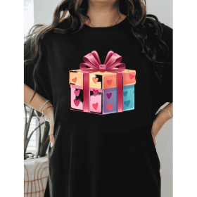 Casual Women's Cotton T-Shirt with Bow Detail - Trendy and Comfortable for Every Season (Style: 81)