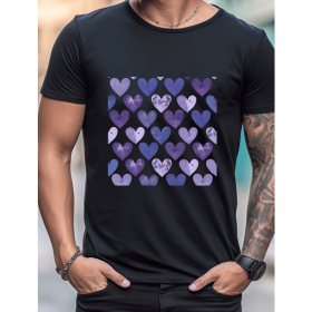 Celebrate in Style with This 100% Cotton Men's Valentine's Day Tee (Style: 148)