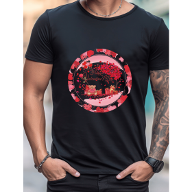 Celebrate in Style with This 100% Cotton Men's Valentine's Day Tee (Style: 170)