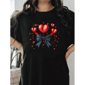 Casual Women's Cotton T-Shirt with Bow Detail - Trendy and Comfortable for Every Season (Style: 201)