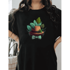 Casual Women's Cotton T-Shirt with Bow Detail - Trendy and Comfortable for Every Season (Style: 227)