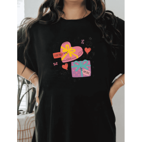 Casual Women's Cotton T-Shirt with Bow Detail - Trendy and Comfortable for Every Season (Style: 223)